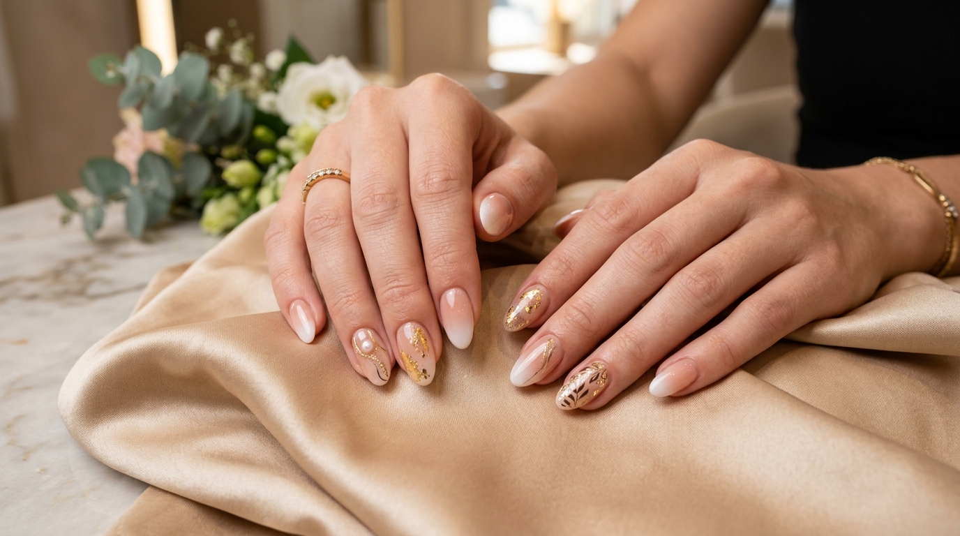 Alongamento de Unhas em Gel de Luxo